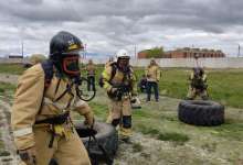 В Карталах соревновался  "пожарный спецназ"
